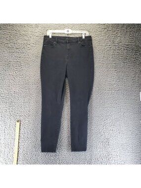 Buffalo David Bitton Jeans Womens 10 Black Mollie High-Rise Skinny Stretch Denim